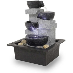 Zimmerbrunnen Tischbrunnen Dekobrunnen FoQuadrato mit Led 10863
