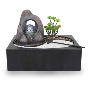 Zimmerbrunnen Tischbrunnen Zen Garten ZenGarden Rock Led 10993