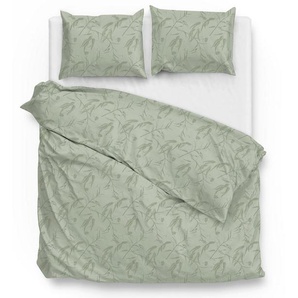 ZO HOME Bettwäsche Fiori-di-Satinado, Mako-Satin, 3 teilig, Bettwäsche aus 100% Baumwolle, hochwertiges Mako-Satin