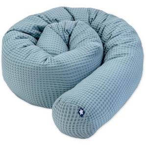 Zöllner Nestchenschlange, Mintgrün, Textil, Uni, Füllung: Faserbällchen, 14x180 cm, Textiles Vertrauen - Oeko-Tex®, Made in Germany, Schlafen,