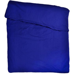 Zoeppritz Bettdeckenbezug Easy, Blau, Textil, Uni, 135x200 cm, Oeko-Tex® Standard 100, pflegeleicht, atmungsaktiv, bügelleicht, weiche und anschmiegsame Oberfläche, Schlaftextilien, Bettwäsche, Bettwäsche, Sonstige Materialien