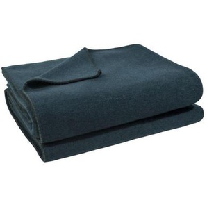 Zoeppritz Fleecedecke Soft-Fleece, Dunkelgrün, Textil, Uni, 160 cm, Kettelrand, pflegeleicht, Wohntextilien, Decken, Fleecedecken