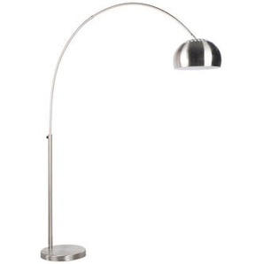 Zuiver Bogenleuchte Bow, Chrom, Metall, rund,rund, 170x205 cm, höhenverstellbar, Lampen & Leuchten, Innenbeleuchtung, Stehlampen, Bogenlampen