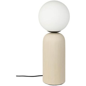 Zuiver Tischleuchte, Weiß, Glas, Kugel,Kugel, 20x53x20 cm, Lampen & Leuchten, Innenbeleuchtung, Tischlampen, Nachttischlampen