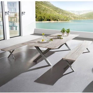 Zumsteg Maximo Gartentisch + Gartenbank 280x120cm   12mm Keramik