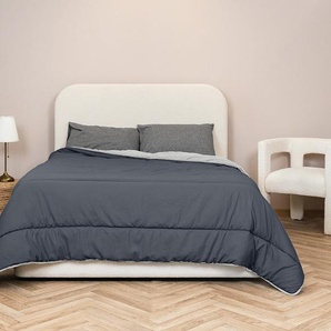 Zweifarbige Bettdecke ohne Bezug 140 x 200 (cm)