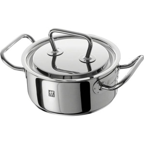 Zwilling Bratentopf Twin Classic, Silber, Metall, 1,5 L, rund, Messskala, backofengeeignet,backofengeeignet, Kochen, Töpfe, Bräter