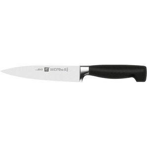 Zwilling Fleischmesser **** Vier Sterne, Kunststoff, 16 cm, rostfrei, ergonomischer Griff, extrem scharf, Kochen, Küchenmesser, Fleischmesser