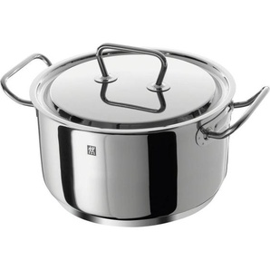 Zwilling Kochtopf Twin Classic, Silber, Metall, 6,0 L, rund, Messskala, backofengeeignet,backofengeeignet, Kochen, Töpfe, Kochtöpfe