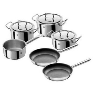 Zwilling Kochtopfset Twin Classic, Edelstahl, Metall, 6-teilig, 20 cm,24 cm, backofengeeignet, Kochen, Töpfe, Topfsets