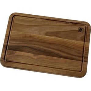 Zwilling Schneidebrett, Walnuss, Holz, 25x2x35 cm, Saftrille, Küchenzubehör, Schneidebretter