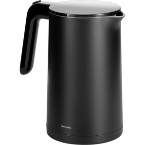 Zwilling Wasserkocher Zwilling Enfinigy, Schwarz, Metall, 1,5 L, automatische Abschaltung, Trockengehschutz, Überhitzungsschutz, 360°-Sockel, flaches
