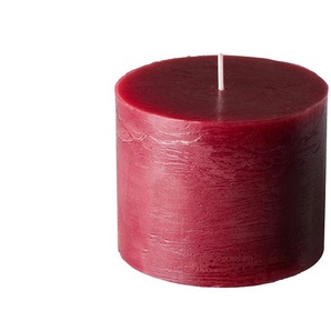 Zylinderkerze - rot - Wachs - 8 cm - 10.0 | Möbel Kraft