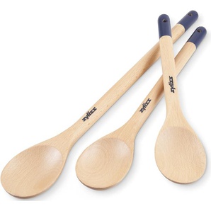 Kochbesteck-Set ZYLISS Kochbesteck-Sets blau Kochbesteck Buchenholz
